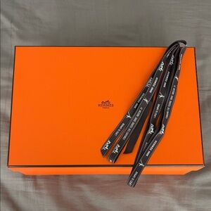 Hermès Empty Gift Box with Ribbon-2025 limited